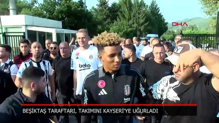 Beşiktaş taraftarı Ümraniye'yi inletti