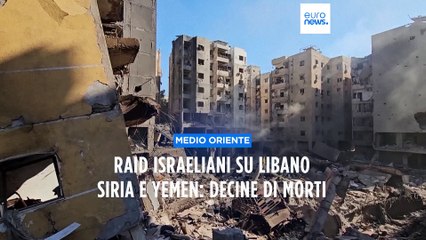 Download Video: Medio Oriente: Israele bombarda ancora Hodeida in Yemen, Hezbollah conferma la morte di Nabil Qaouk