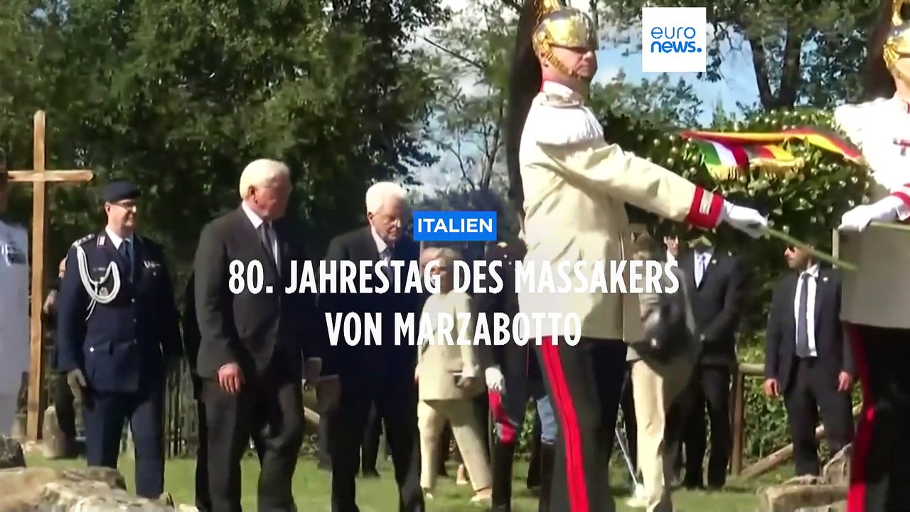 Italienischer und deutscher Präsident gedenken der Opfer des SS-Massakers von Marzabotto