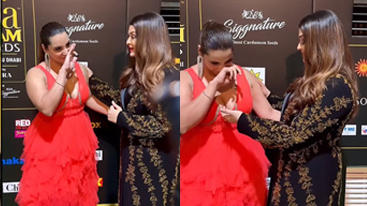 IIFA Awards 2024: Aishwarya Rai Bachchan Female Fan Anchor Crying Video Viral, Actress Hugs Her