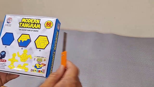 Unboxing and Review of Prem Ratnas Modern Tangram - A Board Game of Shapes