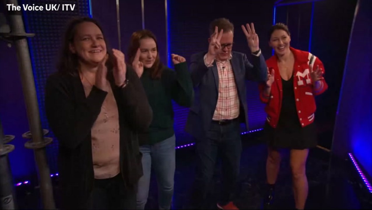 The Voice UK’s oldest contestant wows judges with unexpected rap