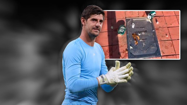 Atlético de Madrid vs. Real Madrid: Placa de Courtois en el Metropolitano es vandalizada previo al Derbi Madrileño