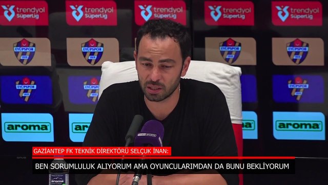 Selçuk İnan: Sorumluluğu üstüme alıyorum