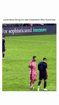 Lionel Messi scored a stunner and celebrated with an ‘Iron Man’ pose in Inter Miami’s 1-1 draw against Charlotte FC on Sunday. #messigoal #messi #football #ironman #celebration