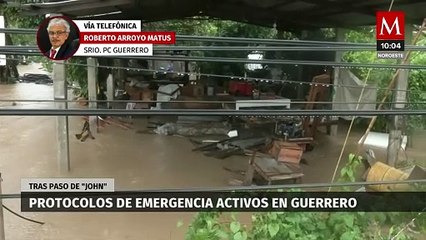 Inician procesos de reconstrucción en Guerrero tras paso del huracán 'John'