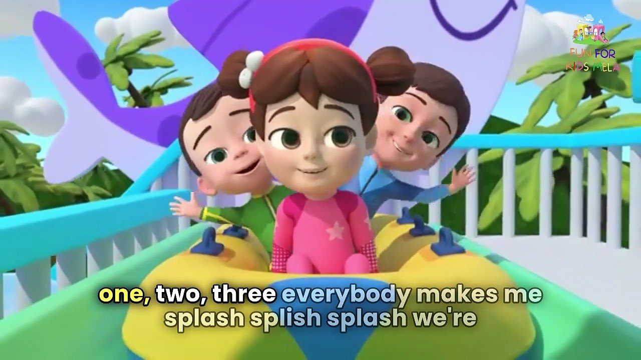 Play Ground -Water Park- Water Slide Song- Baby Nursery Rhymes & Kids Song-FUN FOR KIDS MELA