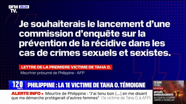 Mort de Philippine: la lettre d'une victime de viol par Taha O.