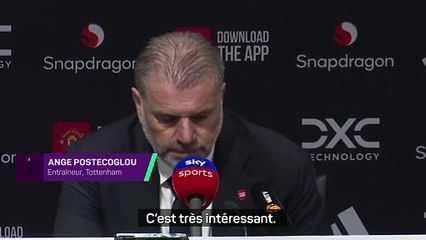 Postecoglou : "Quand on est épargnés par les blessures..."