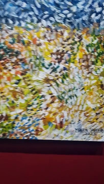 Art Exhibition at Ocean Art Gallery by Sri Lankan artists Mueen Saheed