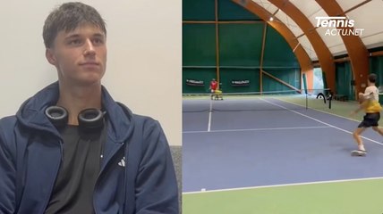 Tennis - Open de Vendée 2024 - L'Entretien Gabriel Debru : "Je ne suis pas reconnu pour mes pétages de plomb"