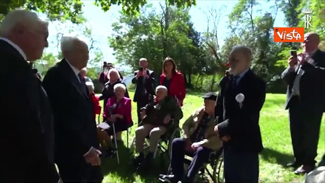 Strage Marzabotto, Mattarellla e Steinmeier incontrano sopravvissuti e parenti delle vittime