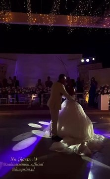 Γάμος Σάκη Αρσενίου: Ο πρώτος χορός του ζευγαριού