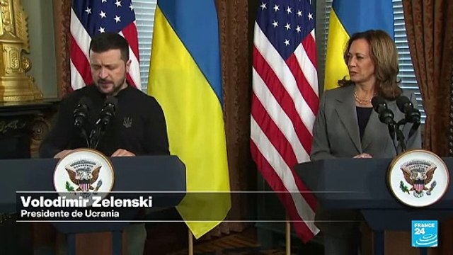 Estados Unidos: presidente de Ucrania se reunió con Kamala Harris y Donald Trump