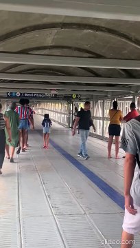Torcedores da Bamor se envolvem em confusão com seguranças do metrô
