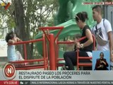 Caracas | Ciudadanos agradecen restauración del Paseo Los Próceres para el disfrute y recreación