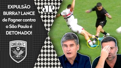 "É BURRO! Cara, é SURREAL como o Fagner..." EXPULSÃO e PÊNALTI em São Paulo x Corinthians REVOLTAM!