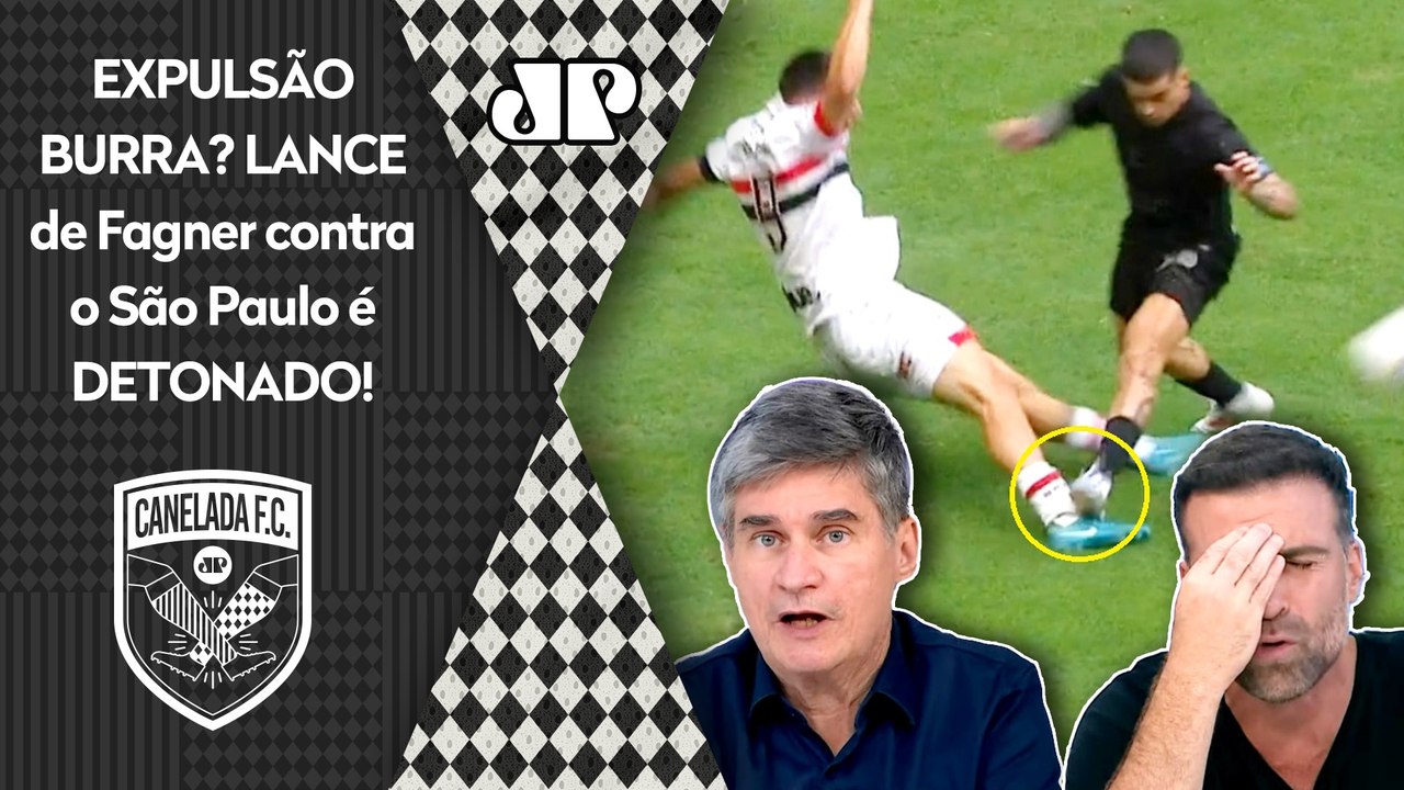 "É BURRO! Cara, é SURREAL como o Fagner..." EXPULSÃO e PÊNALTI em São Paulo x Corinthians REVOLTAM!