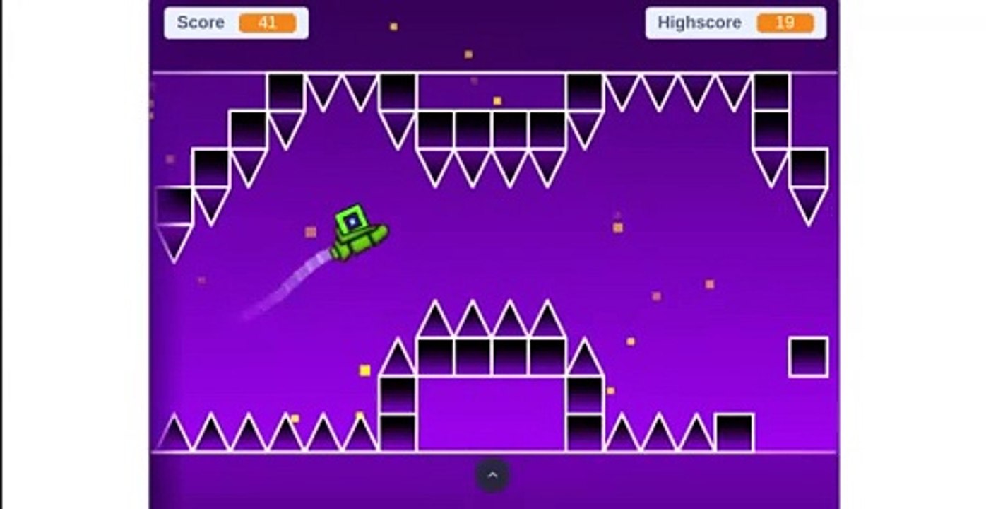 I played Geometry Dash