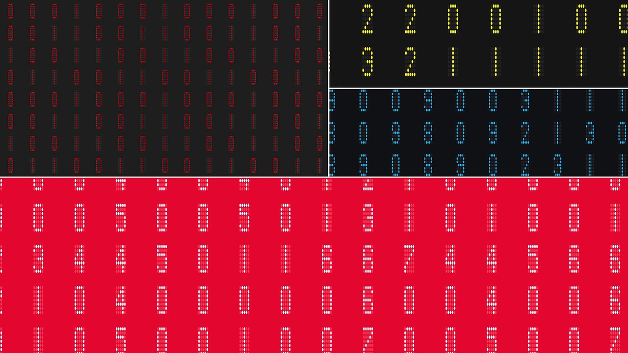 40 Scoreboard Numbers Backgrounds