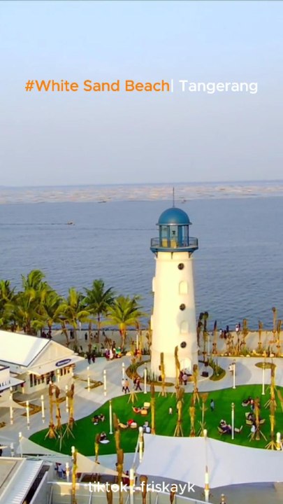 White sand beach Tangerang, Wisata Pantai Yang...