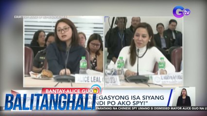 Alice Guo sa alegasyong isa siyang Chinese spy - "Hindi po ako spy!" | Balitanghali