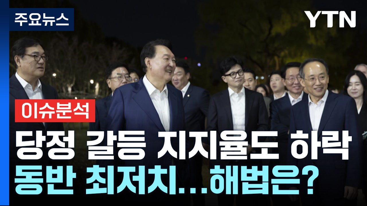 [시사정각] 당정, 정부 출범 후 지지율 동반 최저치...해법은? / YTN