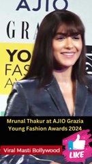 Mrunal Thakur Looks Stunning at AJIO Grazia Young Fashion Awards 2024 Viral Masti Bollywood