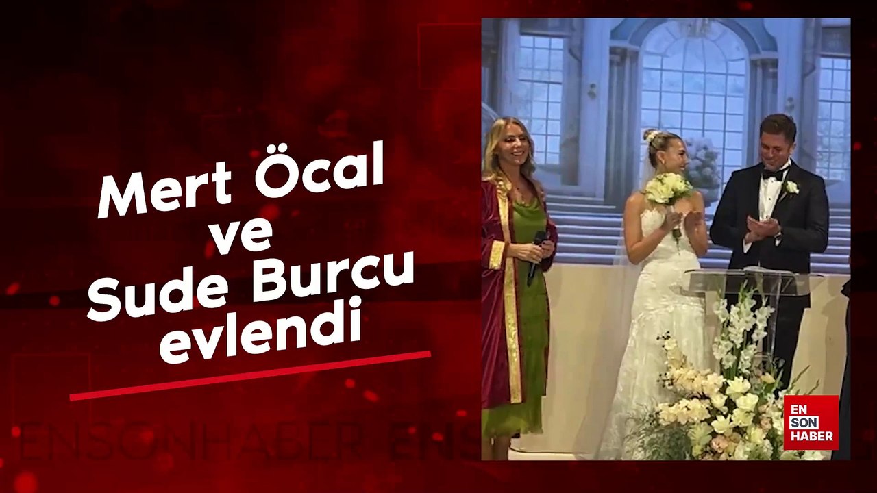 Mert Öcal ve Sude Burcu evlendi