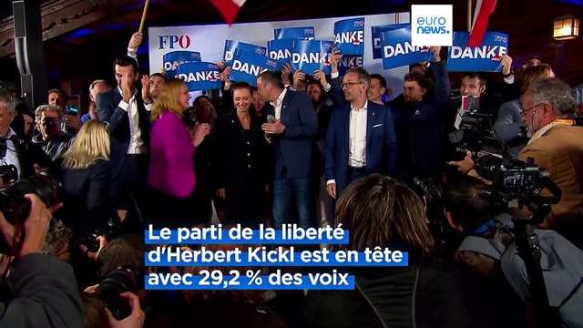 Autriche : le Parti de la liberté remporte la première victoire électorale de l'extrême droite depuis la Seconde Guerre mondiale