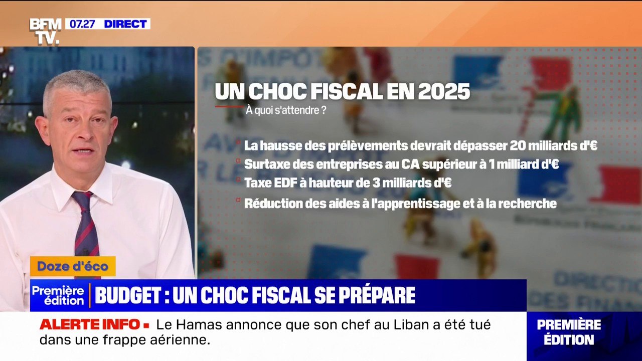 Hausse des impôts, surtaxes des entreprises... Un "choc fiscal" se prépare avec la présentation du budget pour 2025