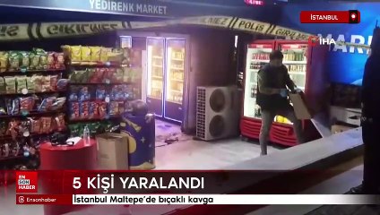 İstanbul Maltepe'de bıçaklı kavga