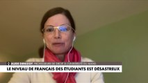 «Les jeunes ont un niveau de français très faible désormais» selon une professeure de droit