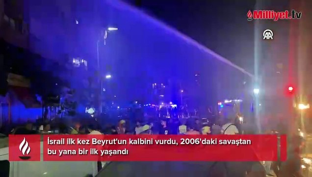 Savaşta bir ilk, Beyrut'un kalbi vuruldu! İsrail sınır tanımıyor