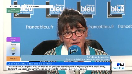 Semaine bleue : Sandrine Bruneton, directrice de l'OSPA, Office Stéphanois Pour les Ainés