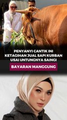 Penyanyi Cantik Ini ketagihan Jual Sapi Kurban Usai Untungnya Saingi Bayaran Manggung
