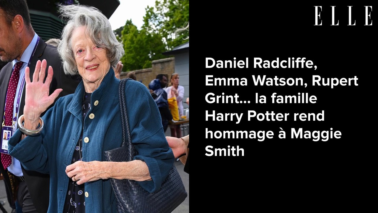Daniel Radcliffe, Emma Watson, Rupert Grint… la famille Harry Potter rend hommage à Maggie Smith