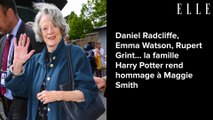Daniel Radcliffe, Emma Watson, Rupert Grint… la famille Harry Potter rend hommage à Maggie Smith