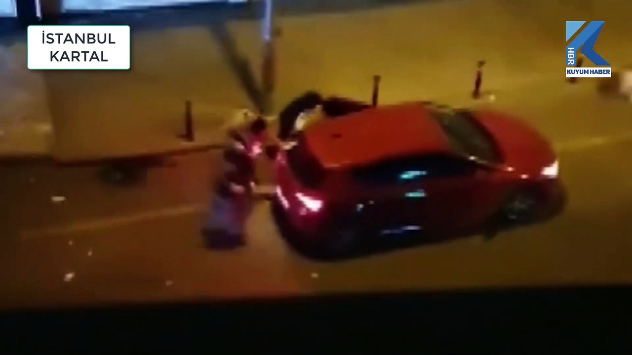 İstanbul Kartalda Mahalleli Kuyumcu Soyguncularına Soğan Atarak Müdahale Etti