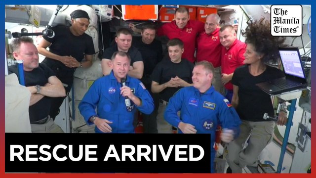 SpaceX capsule for stuck astronauts docks at International Space Station