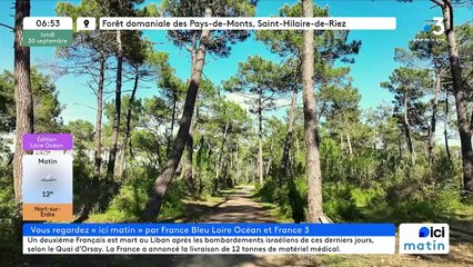30/09/2024 - ICI Matin France Bleu Loire Océan en vidéo