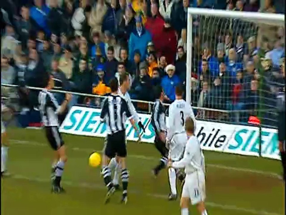 Season 2001-02 - Leeds United vs Newcastle United