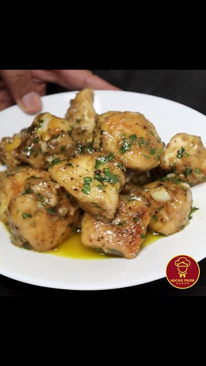 Butter Garlic Chicken Breast Recipe by RecipeTrier | Creamy Garlic Butter Chicken