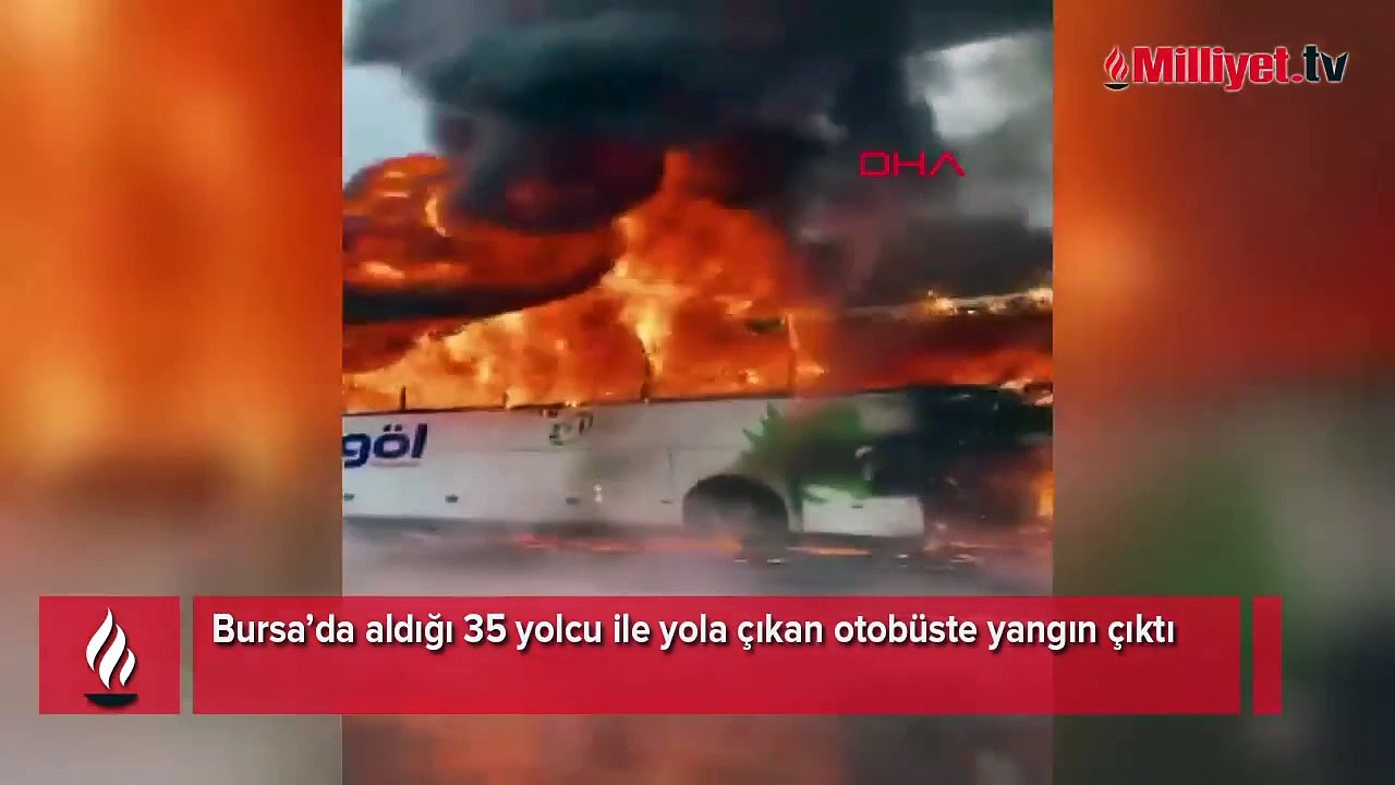 Yer: Bursa! 35 yolcu dehşeti yaşadı