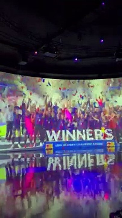 Proyección en el museo del Barça