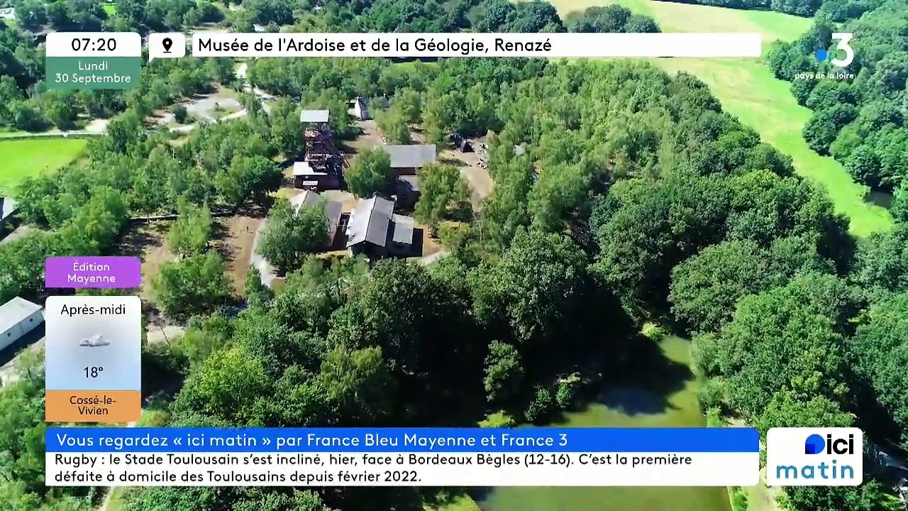 30/09/2024 - ICI Matin France Bleu Mayenne en vidéo