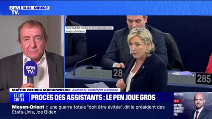 Affaire des faux assistants parlementaires du RN: l'avocat du Parlement européen évoque "système centralisé animé notamment par Marine Le Pen"