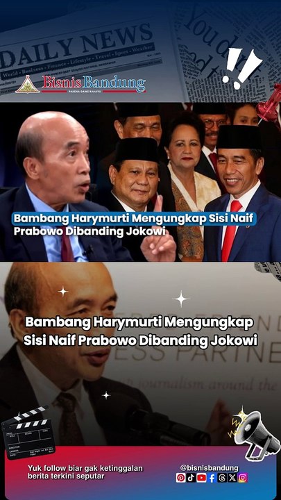 Bambang Harymurti Mengungkap Sisi Naif Prabowo Dibanding Jokowi