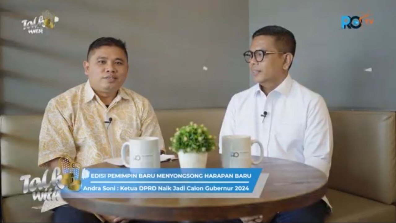 JPP Talks, "Pemimpin Baru, Menyongsong Harapan Baru" bersama Bapak Andra Soni, Calon Gubernur Banten 2024 (Part 3)
