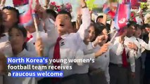 North Korea players celebrate U20 World Cup victory